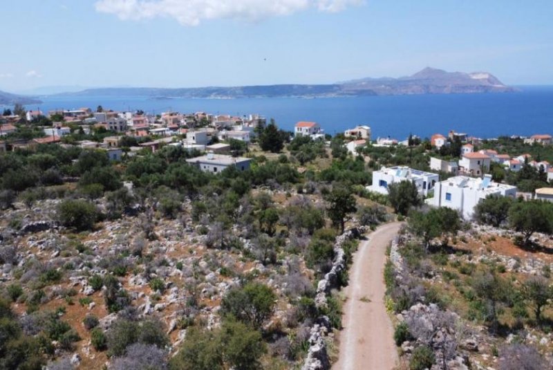 Kokkino Chorio Kreta, Kokkino Chorio: Grundstück mit unverbautem Meerblick zu verkaufen Grundstück kaufen